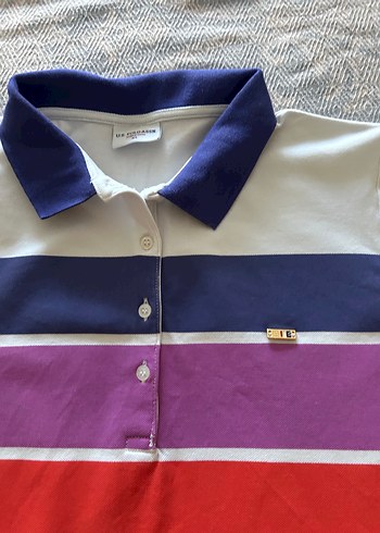 U.S Polo Assn. Düğmeli Kısa Kollu unisex Polo Tişört
