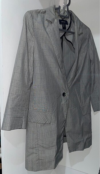 Mango gri blazer ceket - Görsel 3