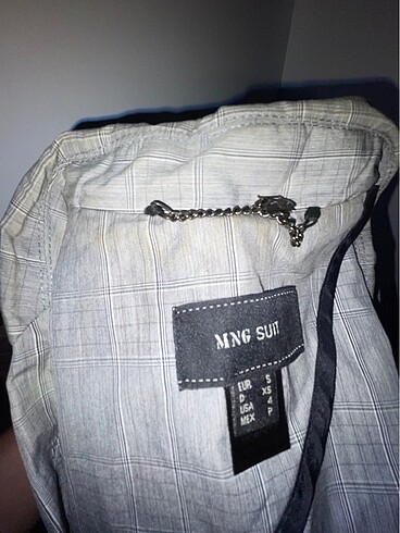 Mango gri blazer ceket - Görsel 5