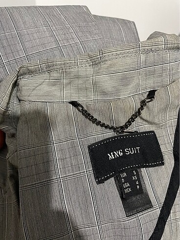 Mango gri blazer ceket - Görsel 6