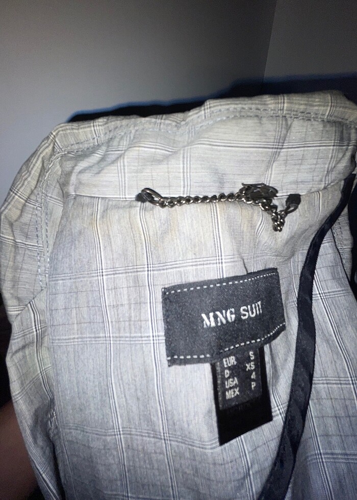 Mango gri blazer ceket - Görsel 5