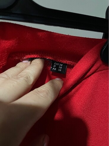 Zara kırmızı kalem etek - Görsel 2