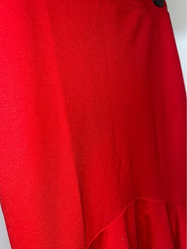 Zara kırmızı kalem etek - Görsel 3