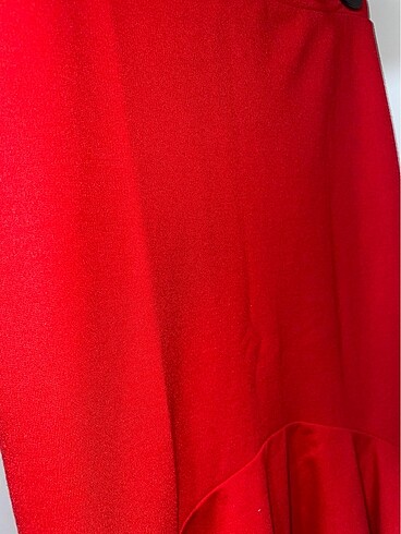 Zara kırmızı kalem etek - Görsel 4