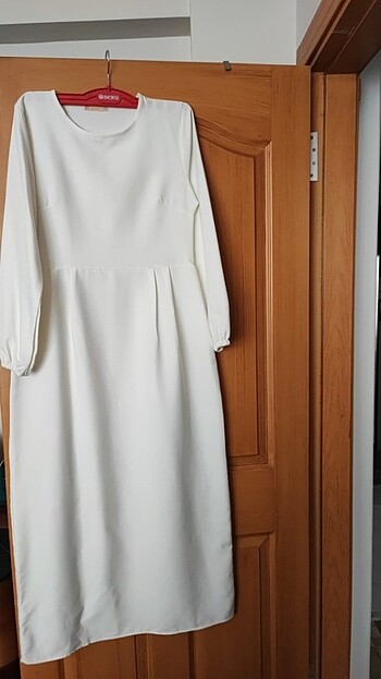 Diğer Beyaz uzun elbise
