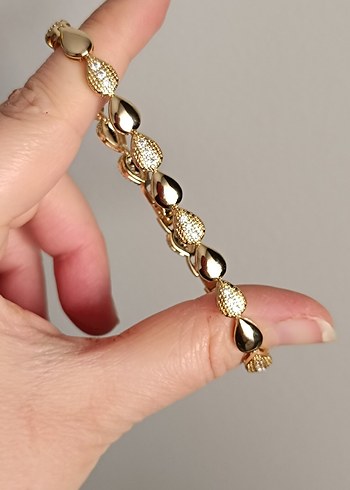 VIP seri 14k altın kaplama bileklik - Görsel 3