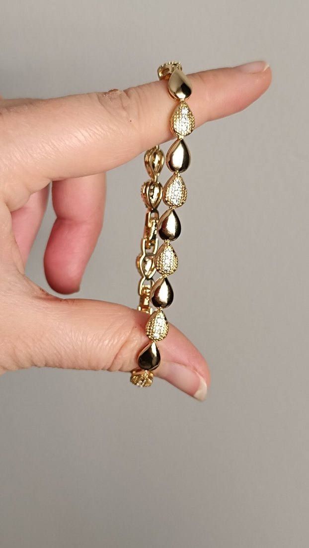 VIP seri 14k altın kaplama bileklik - Görsel 2