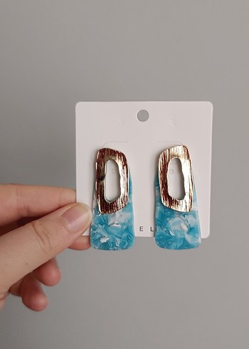 Mavi Bohem Midi Küpe - Görsel 3