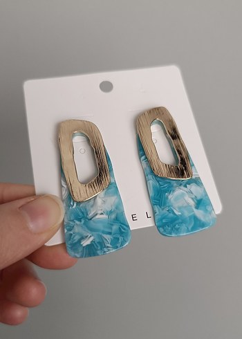 Mavi Bohem Midi Küpe - Görsel 4