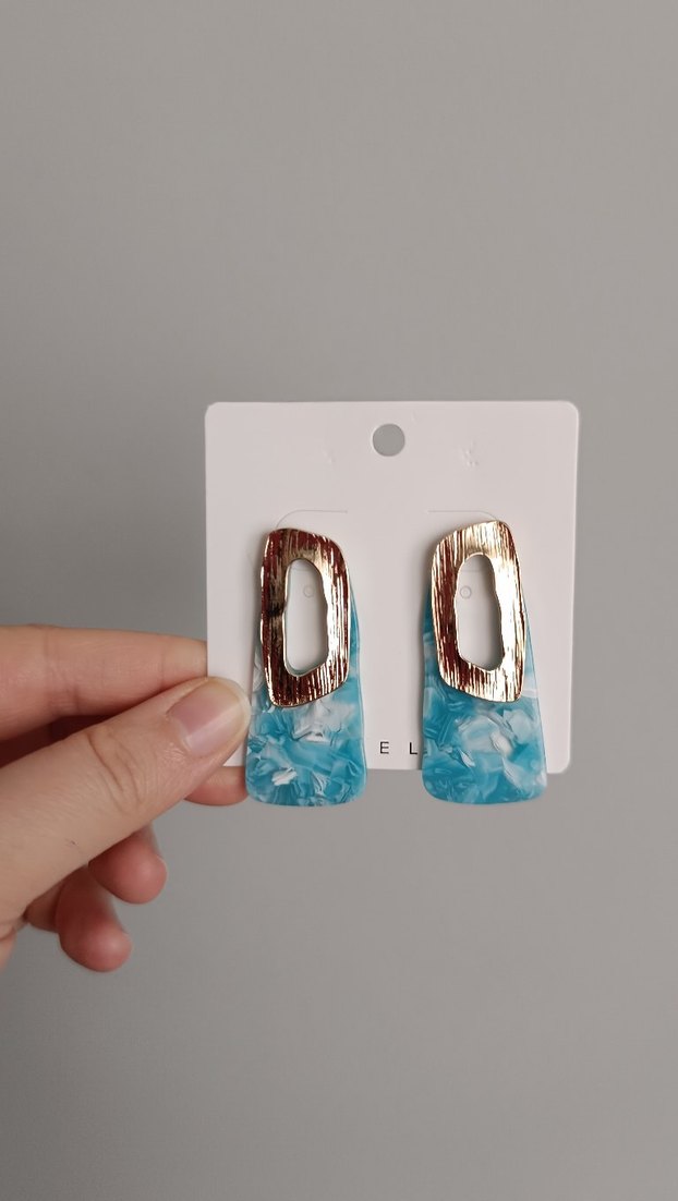 Mavi Bohem Midi Küpe - Görsel 3