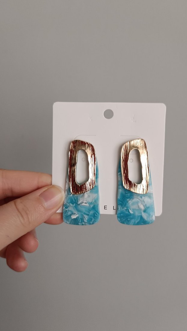 Mavi Bohem Midi Küpe - Görsel 2