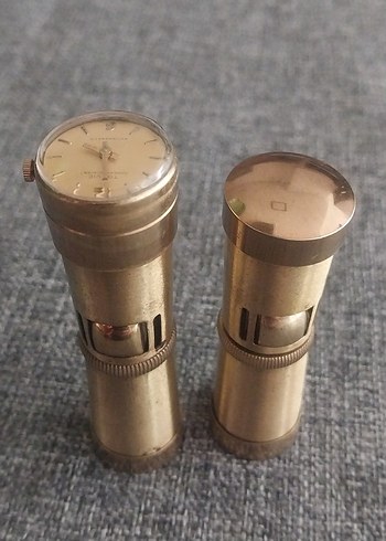 1960'lar İsviçre TORVİC saatli ve düz model benzinli çakmak lar. - Görsel 10