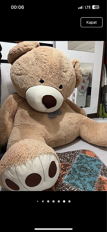 Beden Renk Peluş Ayı