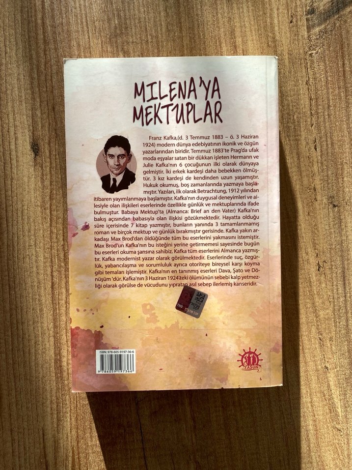 Milena'ya Mektuplar - Franz Kafka - Görsel 2