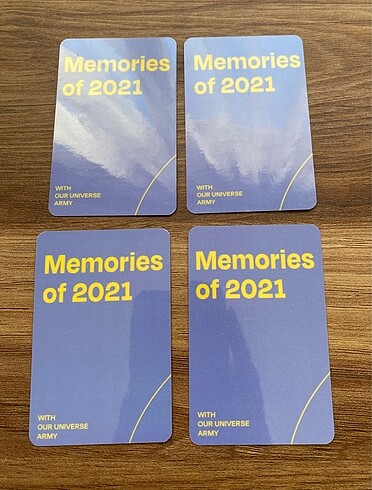  Beden BTS Jimin Fotokart (Memories of 2021)