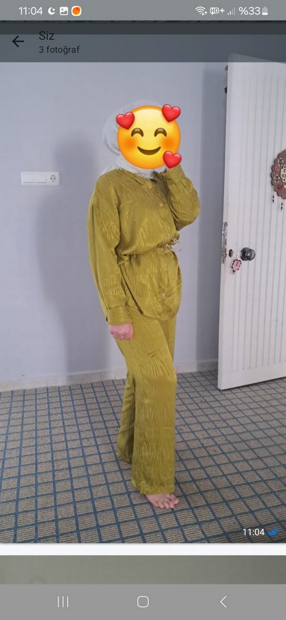 Kadın Haki Salaş Keten Takım marka temsili - Görsel 3