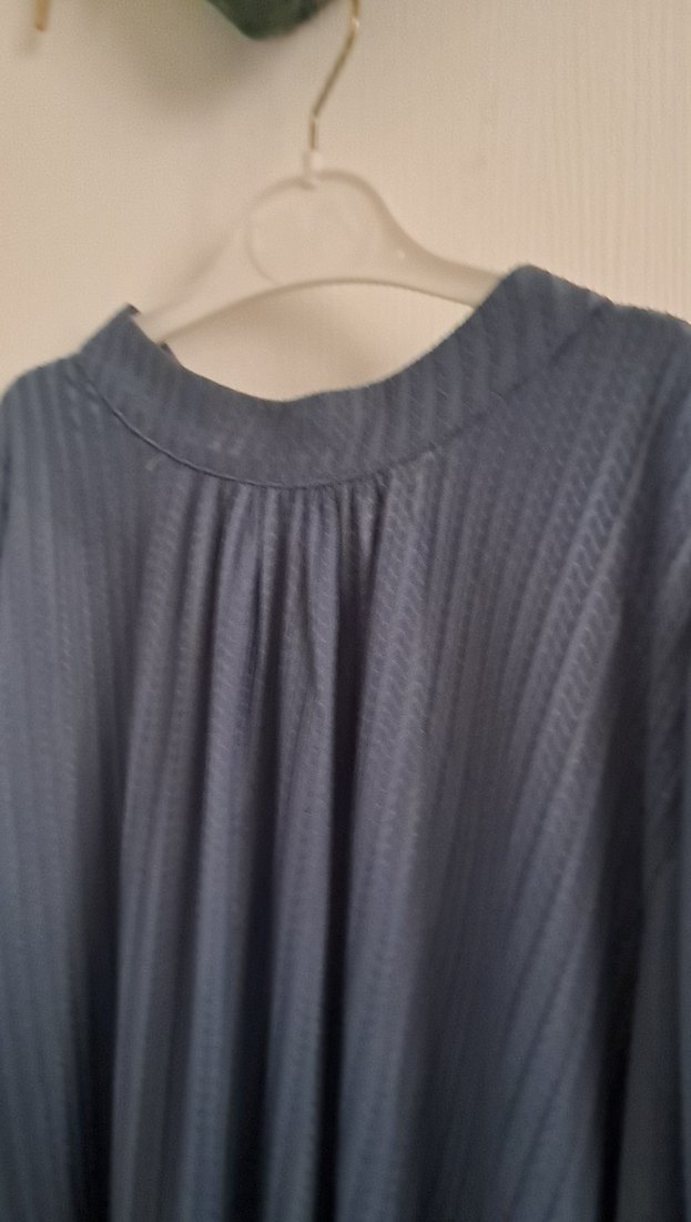 Gri Uzun  tunik Yüksek Yakalı - Görsel 3