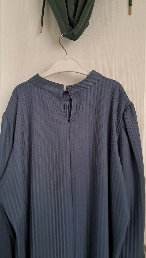 Gri Uzun  tunik Yüksek Yakalı - Görsel 5