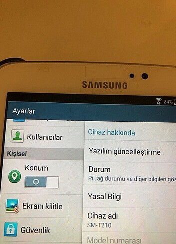 Samsung tablet  - Görsel 7