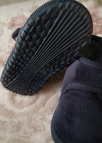 22 Beden mavi Renk Erkek Çocuk Lacivert Sıcak Terlik Velcro