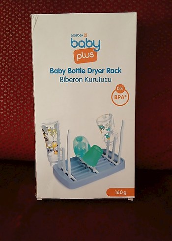 Bebek Biberon Kurutucu Rafı - Mavi