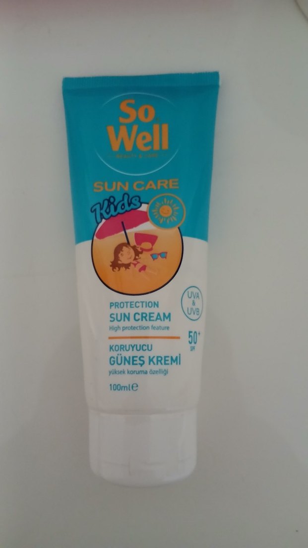 So Well Çocuk Güneş Kremi SPF 50 100ml - Görsel 2