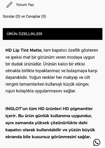 Inglot Tam Kapatıcı Mat Ruj - Görsel 4