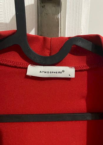 Kırmızı Midi Kadın Ceket - Görsel 3