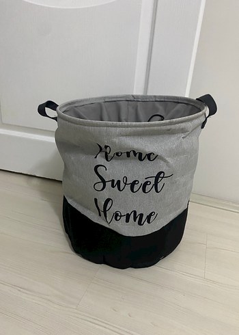 Gri Ev Temalı Saklama Sepeti - Görsel 5