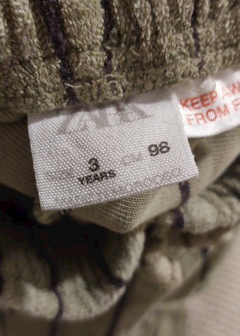 24-36 Ay Beden Erkek Çocuk Bol Kesim Keten Pantolon
