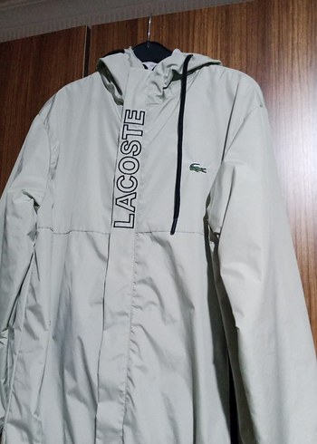 Diğer Gri Lacoste Kapüşonlu Erkek Ceket