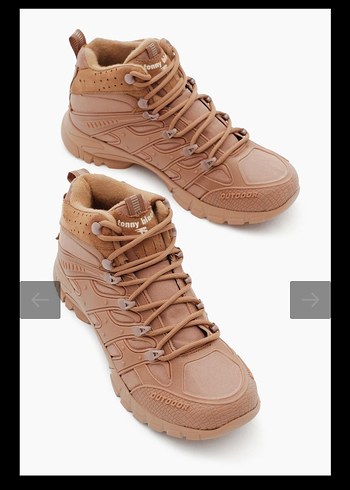 Bej Bağcıklı Erkek Outdoor Bot - Görsel 4