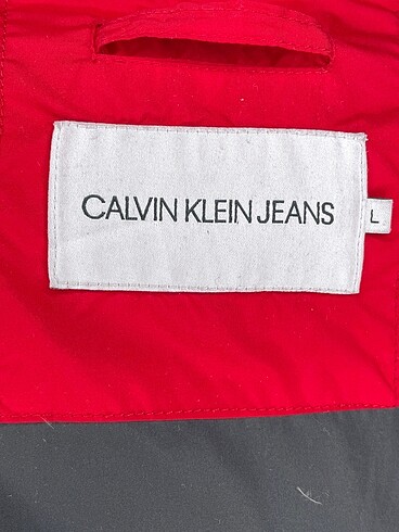 l Beden kırmızı Renk Calvin Klein Mont %70 İndirimli.