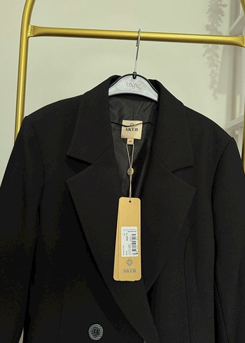 Siyah Kadın aker Blazer - Görsel 7
