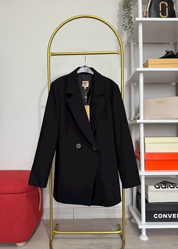 Siyah Kadın aker Blazer - Görsel 5