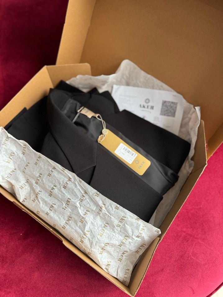 Siyah Kadın aker Blazer - Görsel 3