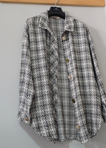 Uzun Kollu Salaş Kadın Gömlek - Görsel 4