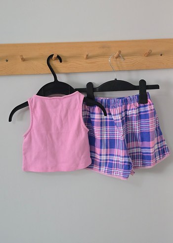 Pembe Kolsuz Bebek Kız Takımı - Görsel 2