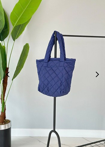 çantalı Lacivert Uzun Kadın mont - Görsel 12