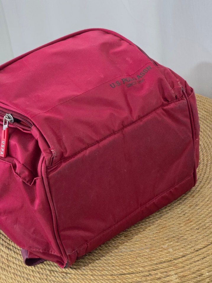 Bordo Desenli Bebek Çantası - Görsel 4