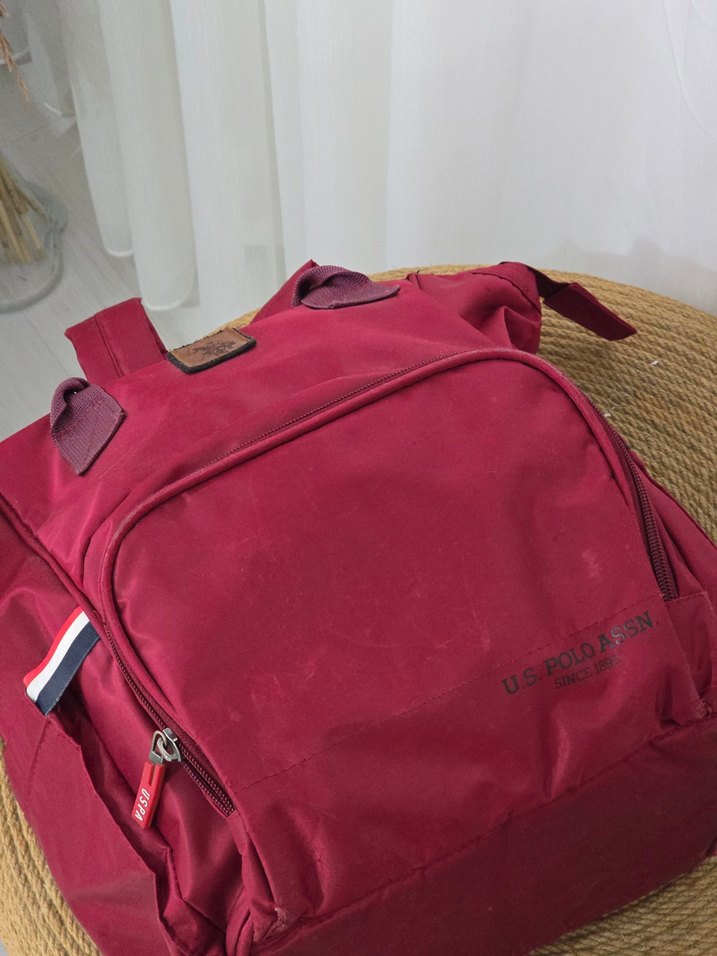 Bordo Desenli Bebek Çantası - Görsel 3