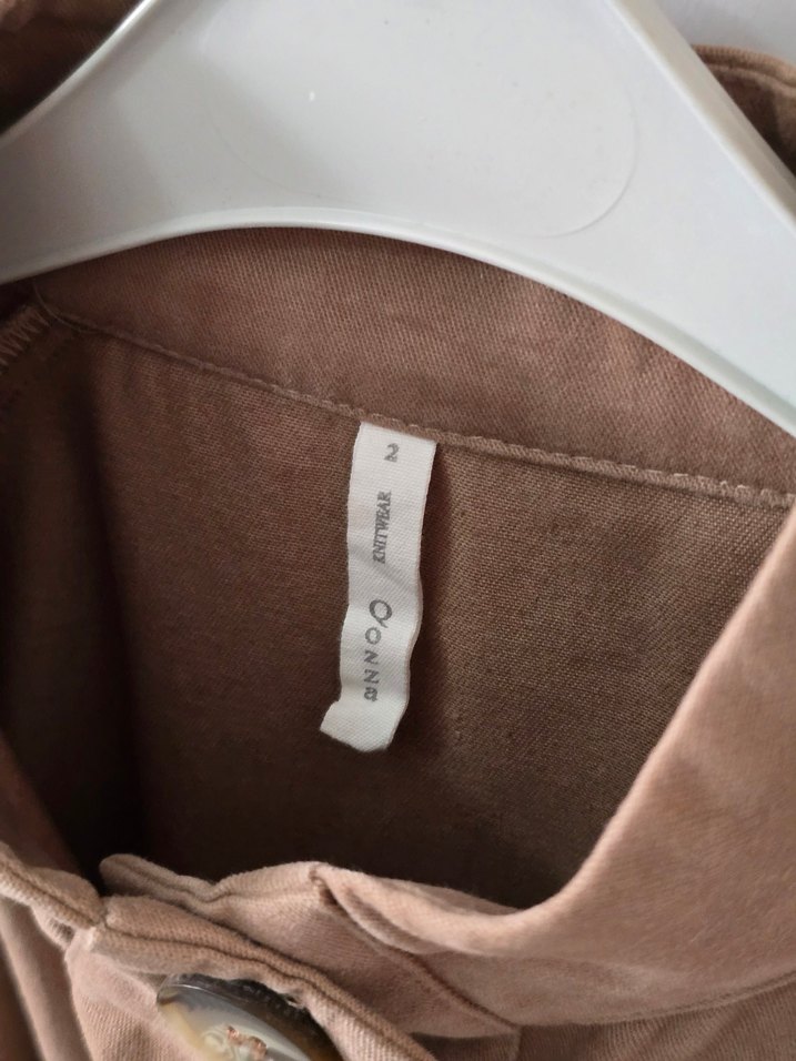 Bej Kadın Uzun Trençkot - Görsel 5