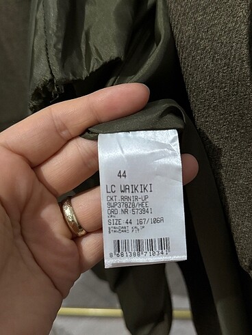 44 Beden haki Renk LCW çeket