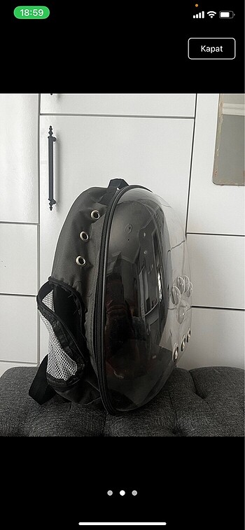 Kedi taşıma çantası - Görsel 2