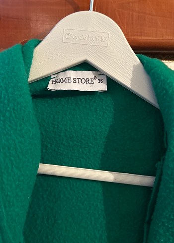 Yeşil Fermuarlı Midi Ceket - Görsel 2