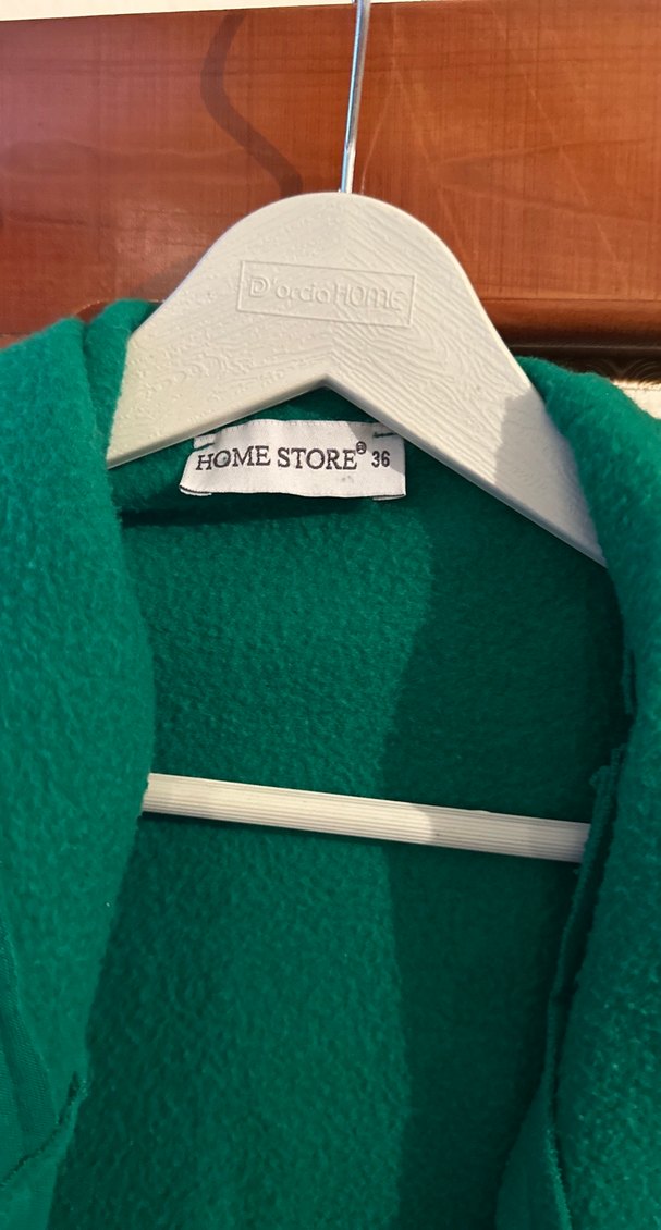 Yeşil Fermuarlı Midi Ceket - Görsel 2