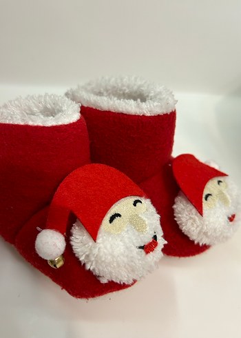 Yılbaşı Desenli Bebek Ev Botu - Görsel 2