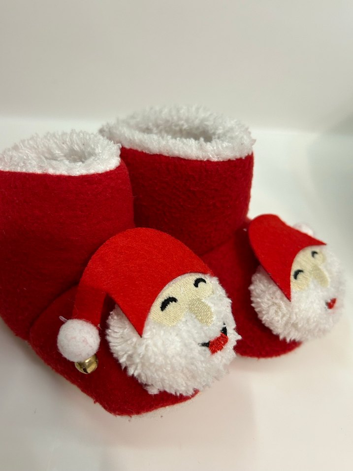 Yılbaşı Desenli Bebek Ev Botu - Görsel 2