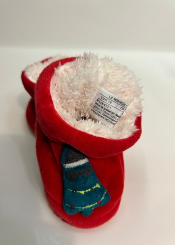 Yılbaşı Desenli Bebek Patiği - Görsel 3