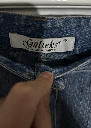 Kadın Lacivert Midi Denim Uzun Etek - Görsel 7